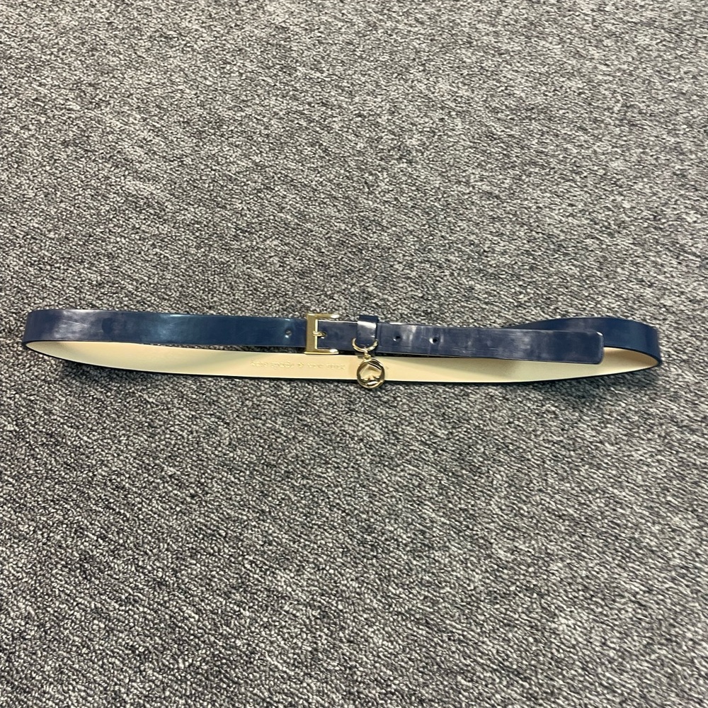 Genuine Leather Kate Spade Belt Blue Size M